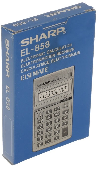 مشخصات ماشین حساب شارپ مدل EL-858